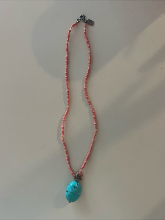 Suzanne Kalan Jewelry - Suzanne Kalan vintage sterling silver necklace w/ coral beads & turq nugget